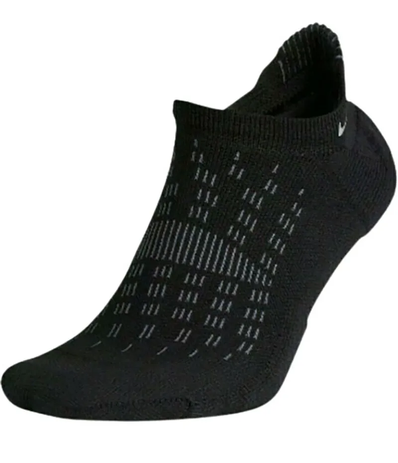 Nike Elite Cushioned No-Show Socks Black-1
